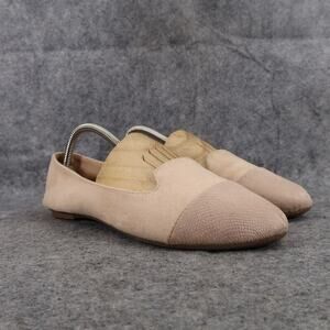 CH Creation Shoes Womens 40 Flats Loafer Slip On Fashion Classic Cap Toe Career